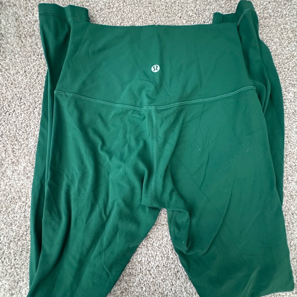 lululemon athletica dark Green align Leggings